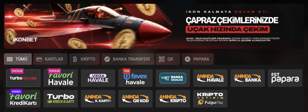 ikonbet havale